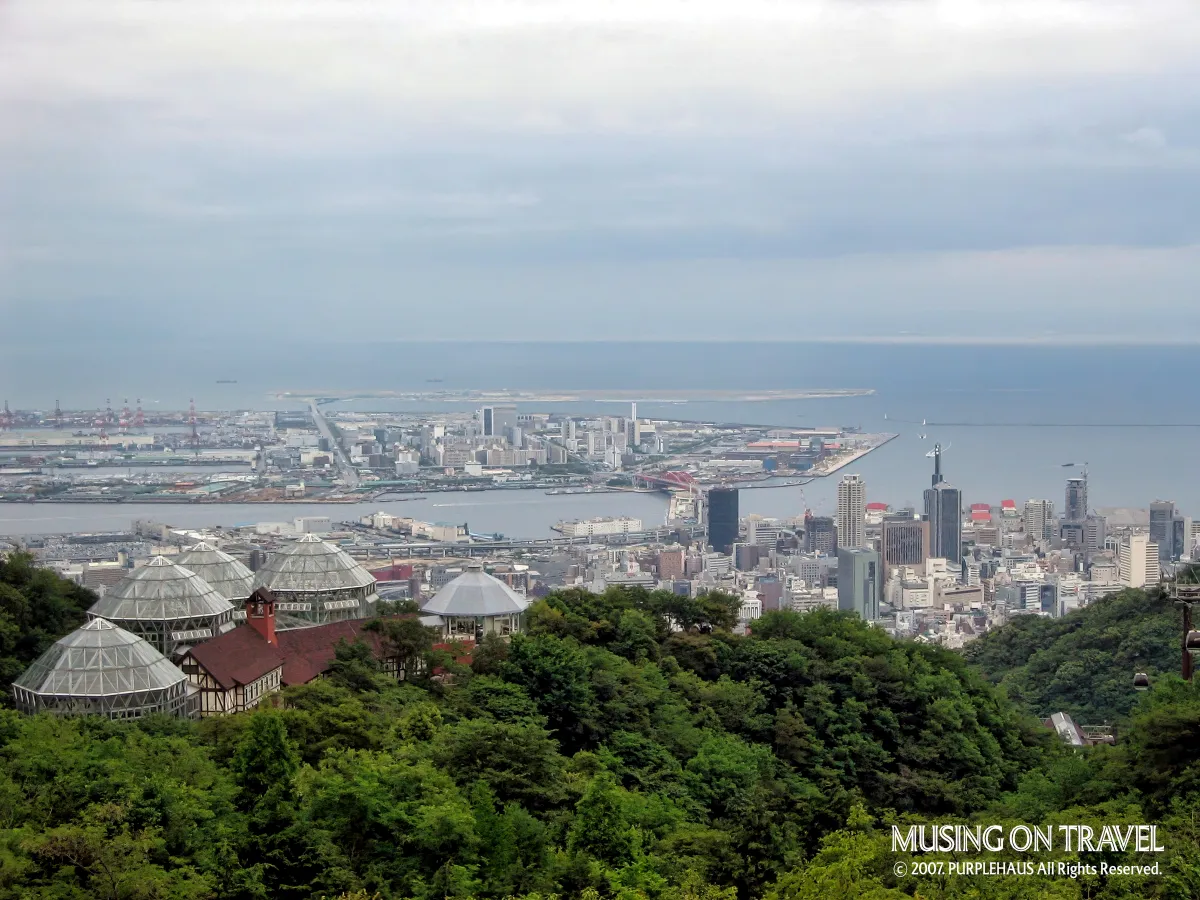 고베 만의 풍경