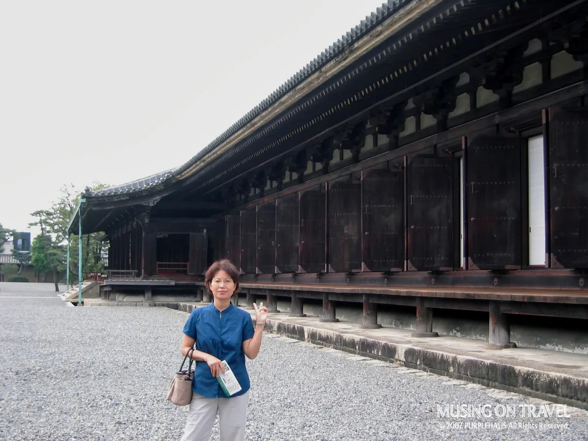 세계 최대 폭의 목조 건물인 교토 산주산겐도