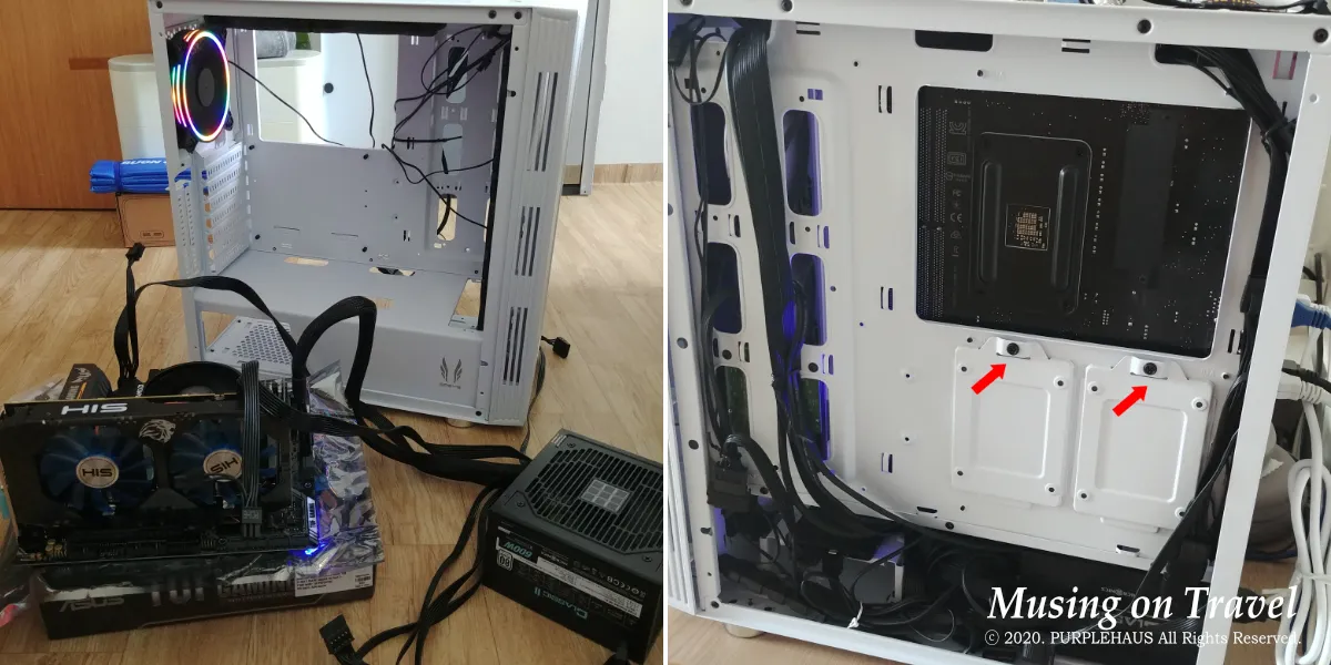 조립 PC 부품 케이스에 장착하기